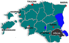 Karte von Põlva